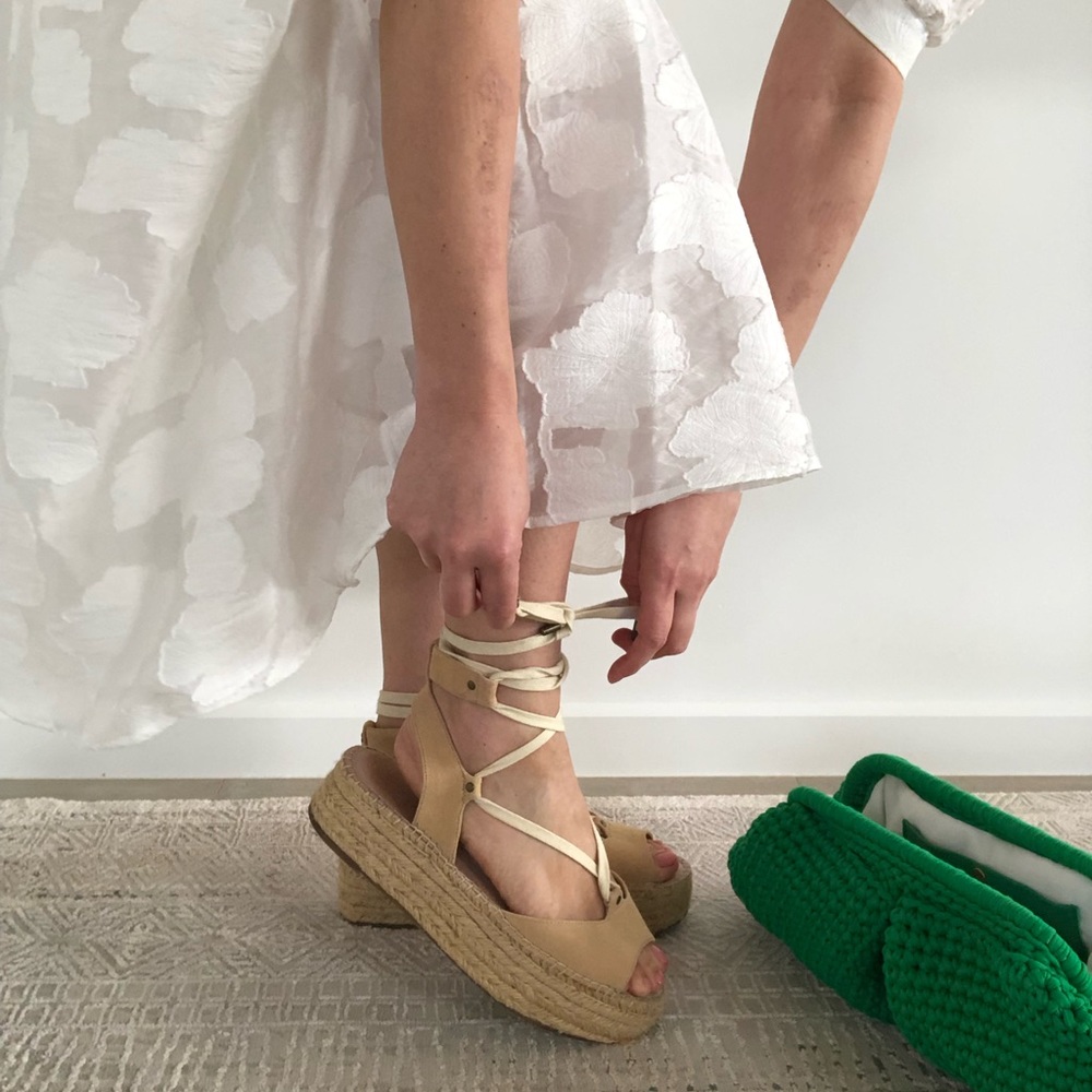 ❤️ CLEARANCE ❤️ Leather espadrilles by Kurt Geiger - Picture 1 of 4